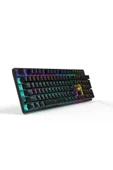 GK100F Mekanik Gaming Klavye RGB Işıklı Kablolu Klavye Şık Zafir Modern Tasarım Türkçe Q Klavye - 5