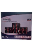 Ts-40 Serisi Bluetoothlu 4+1 Dijital Ekran Radyolu Usb Tf Destekli Ses Sistemi 52 Watt - 4