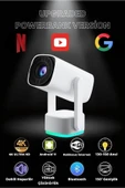 K2 Projeksiyon dahili 9750mAh pil 4K HD Bluetooth Android Sinema açık Projeksiyon RGB Işıklı Low - 4