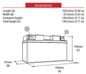 BS BATTERY BTX14-SLA Motosiklet Aküsü SLA Tipi - 2