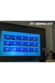 HY300 Pro KTV Karaoke mikrofon hoparlör sinema, oyun ve ev için taşınabilir LCD akıllı projektör. - 6