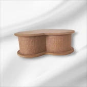 Ahşap boyanabilir çok amaçlı kalp kutu - 3