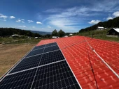 Güneş Paneli Montaj Aparatı 3 Panel İçin 8 Adet 30 cm Profil 8 Adet Klemp - 1