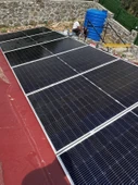 Güneş Paneli Montaj Aparatı 6 Panel İçin 14 Adet 30 cm Profil 14 Adet Klemp - 1