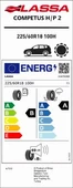 225/60R18 100H COMPETUS H/P2 LASSA - 4