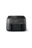 Philips Airfryer 3000 Serisi NA350/00 Çift Hazneli 9 lt Yağsız Fritöz thumbnail 1