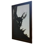 Özel Yapım Lazer Baskılı Ceylan Tablo 38.5 Cm X 23.5 Cm - 2