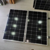 Güneş Paneli Montaj Aparatı 10 Panel İçin 22 Adet 30 cm Profil 22 Adet Klemp thumbnail 5