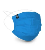 Dizayn Mask Gümüş İyonlu Yıkanabilir Bez Maske Mavi (Large) - 1