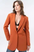 Saade Kiremit Blazer Ceket - 2
