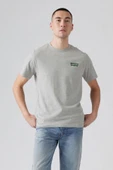 Relaxed Fit Gri Erkek Tişört A2082-0192 - 1