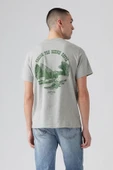 Relaxed Fit Gri Erkek Tişört A2082-0192 - 2