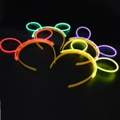Glow Taç Fosforlu Taç Karışık Renk 12 Adet - 3