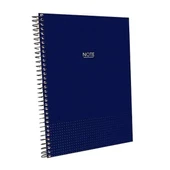 Dilman Spiralli 17x24 Kareli Defter 120 Yp Sert Kapak - 3