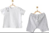 Andywawa AC25894 2'Li Basic Bebe Takım Grey Melange - 1