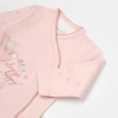 Bibaby Biorganic Always Happy 5'Li Hastane Çıkış Seti 62343 Gül Kurusu Mint - 3
