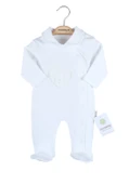 Ciccim Baby Kalpli Ayıcık Patikli Tulum 4750 Ekru - 1