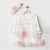 Andywawa AC24500 Dress Band Petit Love Elbise Takım Ekru - 1
