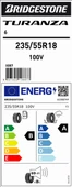 235/55R18 100V TURANZA6 BRIDGESTONE thumbnail 4