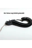 Hava Kompresörü Tabancalı Spiral Hava Hortumu 5 Metre Kompresör Seti - 3