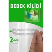 2 Adet Çocuk Dolap ve Çekmece Kilidi - 1
