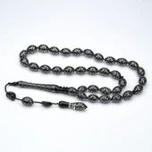 Oltu Taşı Koleksiyonluk Özel  İşlemeli Tespih thumbnail 3