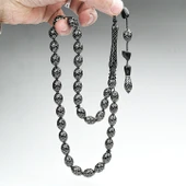 Oltu Taşı Koleksiyonluk Özel  İşlemeli Tespih thumbnail 5