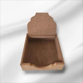 Ahşap boyanabilir peçetelik - 2