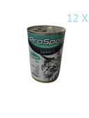 Prosport Kuzu Etli Kedi Konservesi 400 gr 12 Adet - 1