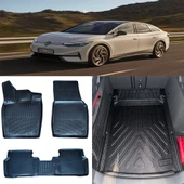 Rizline Volkswagen ID.7 Elektrikli 2023 Ve Sonrası 3D Paspas ve ALT Bagaj Havuzu Set thumbnail 1