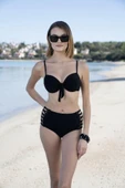 Gd Goldoremi 2511-600 Kadın Kaplı Yüksek Bel Bitili Bikini Takım - 2
