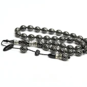 Oltu Taşı Petek İşlemeli Tespih thumbnail 1