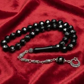 Oltu Sıkması Tuğra  İşlemeli Tespih thumbnail 2