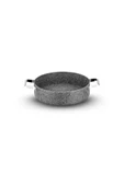BRİONİ STONE-H ÇİZİLMEZ YANMAZ YAPIŞMAZ İNDÜKSİYONLU 22 CM BASIK TENCERE - 3