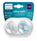 Philips Avent Ultra Soft Yumuşak 2li Emzik 6-18 Ay - SCF091/15 thumbnail 2