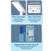 Greentech Masaüstü Şarjlı Katlanabilir Portatif LED Aydınlatma / GT-CL11P - 6
