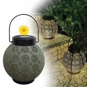 Greentech Güneş Enerjili Dekoratif Led Fener / Askılı Bahçe Feneri / Bahçe Dekorasyon Feneri / GT-SL25G - 2