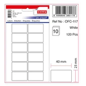 Tanex Ofc 23x40 Ofis Etiketi Beyaz - 1