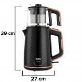 Fakir Tastea Çay Makinesi & Kettle 2 Litre Paslanmaz Çelik Rose - 5