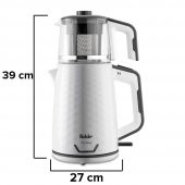 Fakir Tastea Çay Makinesi & Kettle 2 Litre Paslanmaz Çelik Rose - 6