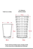 Allegra Koyu Yeşil 6’lı Bardak Seti 750 ml Akrilik Malzeme - Cam Değildir Kırılmaya Dayanıklı - 3