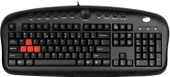 A4tech A4 Tech KB-28G Q Türkçe Multimedya Gaming (Oyuncu) Klavye, Oyunculara Özek Kaucuk Değiştirilebilir (A,S,W,D ) Tuşlar Siyah - 1