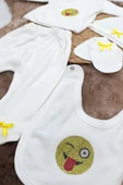 Sema Baby 5 Parça Hastane Çıkışı Zıbın Seti 0-3 Ay - 3