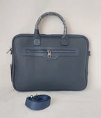 NS1412 Model Nas Bag Lacivert Renk Evrak ve Laptop Çantası - 1