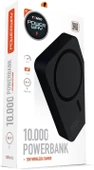 Powerway 10.000 mAh PD 15W Kablosuz Wireless Taşınabilir Şarj Cihazı Siyah Powerbank TXM10 - 2