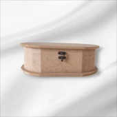Ahşap-boyanabilir-oval-çok amaçlı kutu - 3