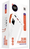 PowerWay PD 22.5W 20.000 MAH 3.0 HIZLI ŞARJ GERÇEK 20.000 MAH GARANTİLİ QC20 BEYAZ POWERBANK thumbnail 3