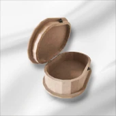 Ahşap-boyanabilir-oval-çok amaçlı kutu - 4