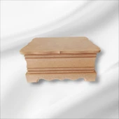 Ahşap-boyanabilir-çok amaçlı ayaklı kutu - 3