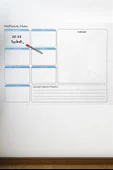 BUFFER® Haftalık Planlayıcı Manyetik Duvar Stickerı Takvim 56 cm x 70 cm - 3
